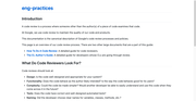 Google’s Code Review Guidelines
