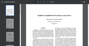 MapReduce: Simplified Data Processing on Large Clusters