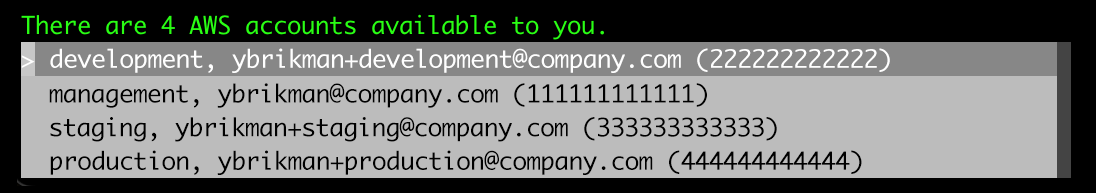 Authorizing the AWS CLI