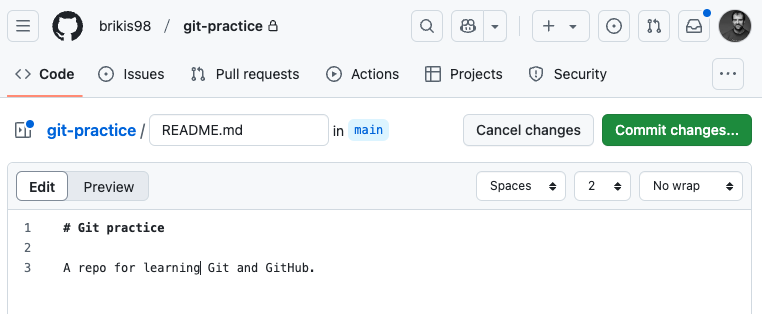 Filling in a README for the GitHub repo